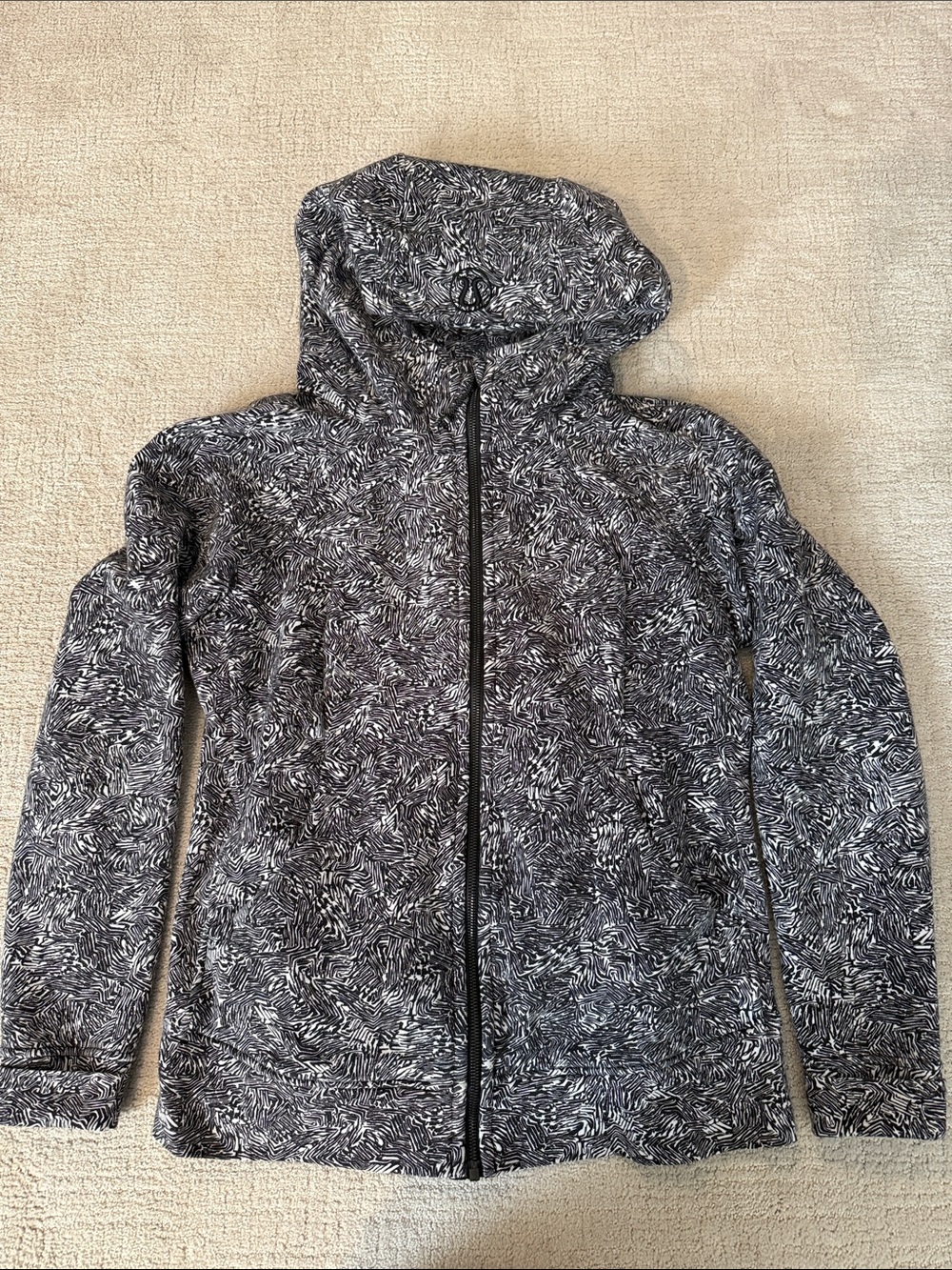 lululemon athletica Black & White Zip Hoodie